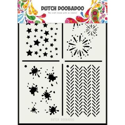 Dutch Doobadoo Schablone - Multi Art